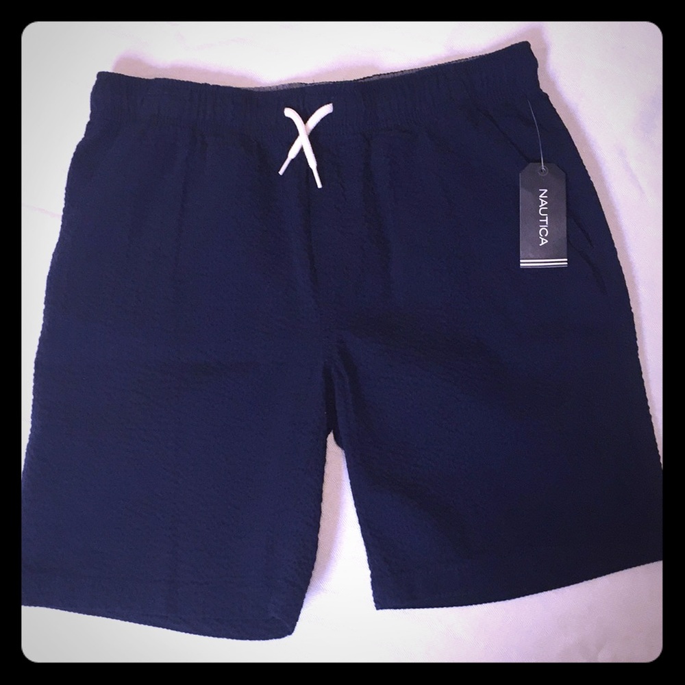 NWT Boys size 14 Nautica Navy Shorts